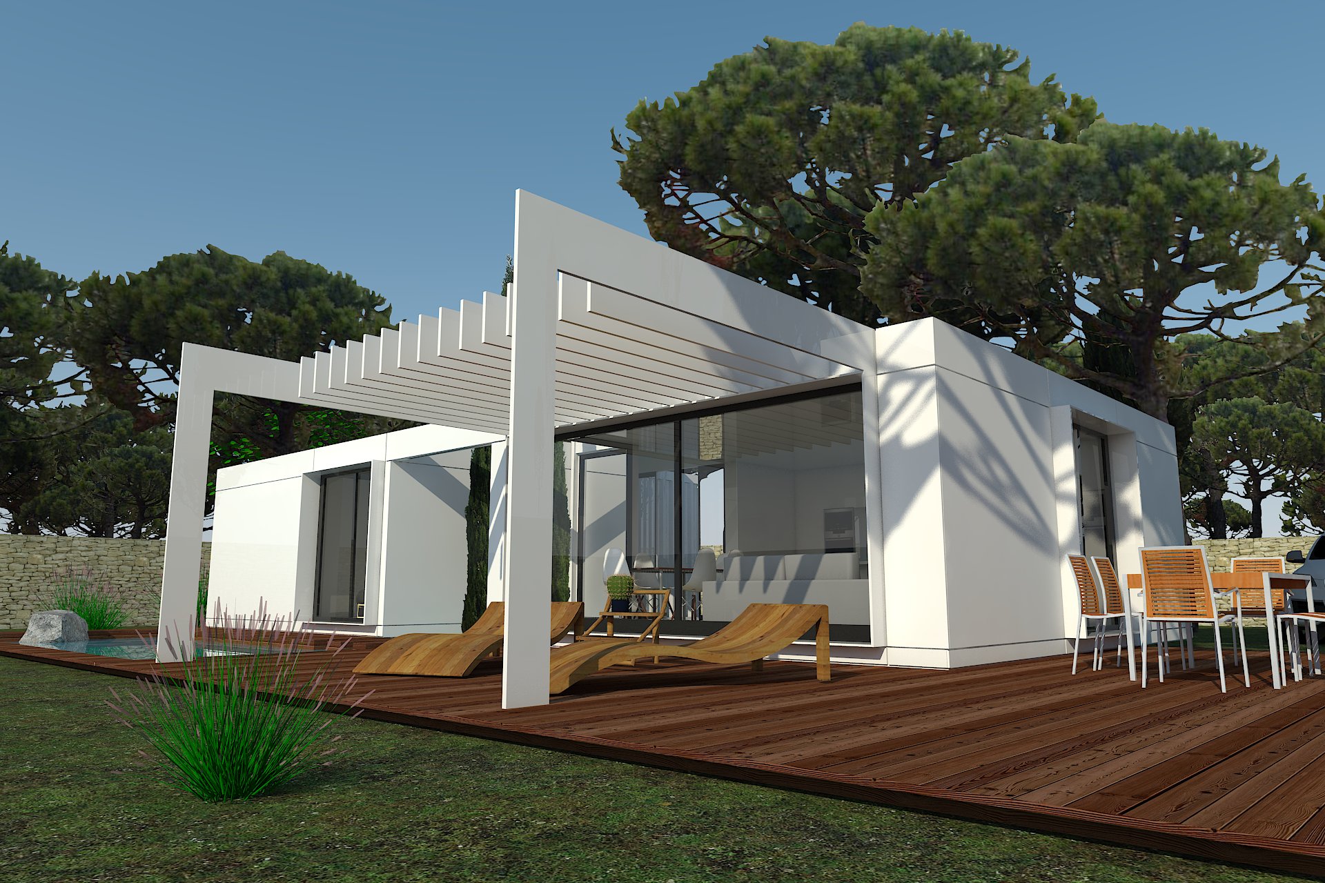casa modular diseño H-Kub 30b